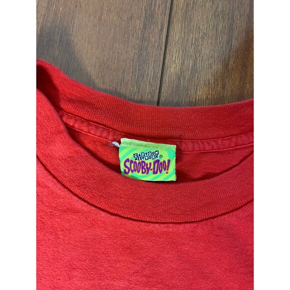 VTG 1998 Hanna Barbera Cartoon Network Scooby-Doo floral graphic t-shirt XL - Picture 4 of 8